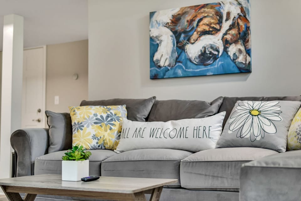 Queen Sleeper Sofa in front living area. 