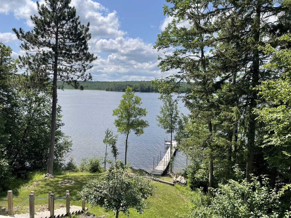 View from our screened in porch 