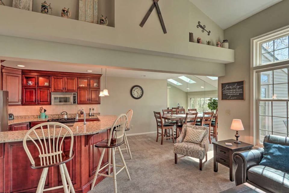 Open floor plans keep the fun going