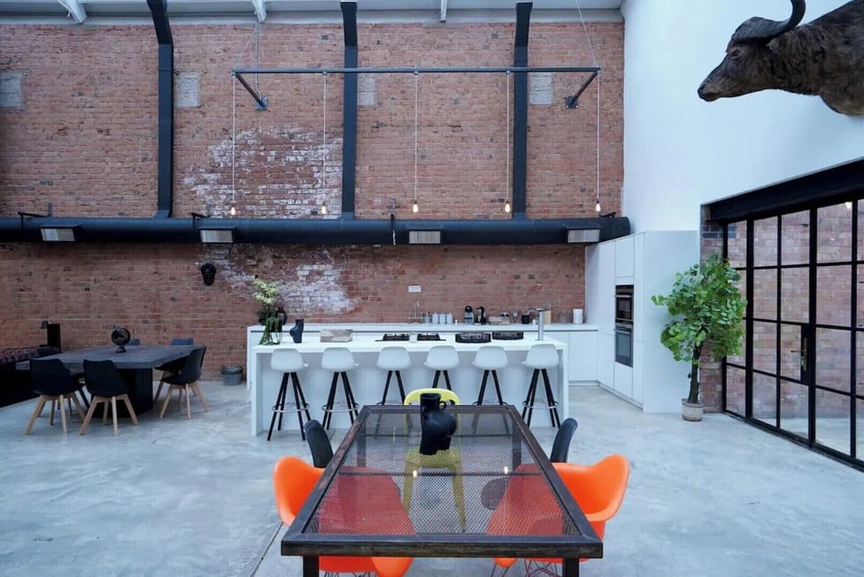 Living Area and Kitchen open plan 