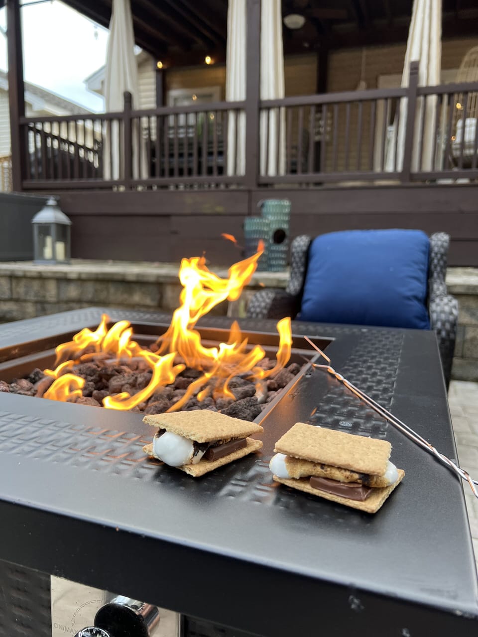 S'mores anyone? The fire pit is the perfect place to end a day at the beach.