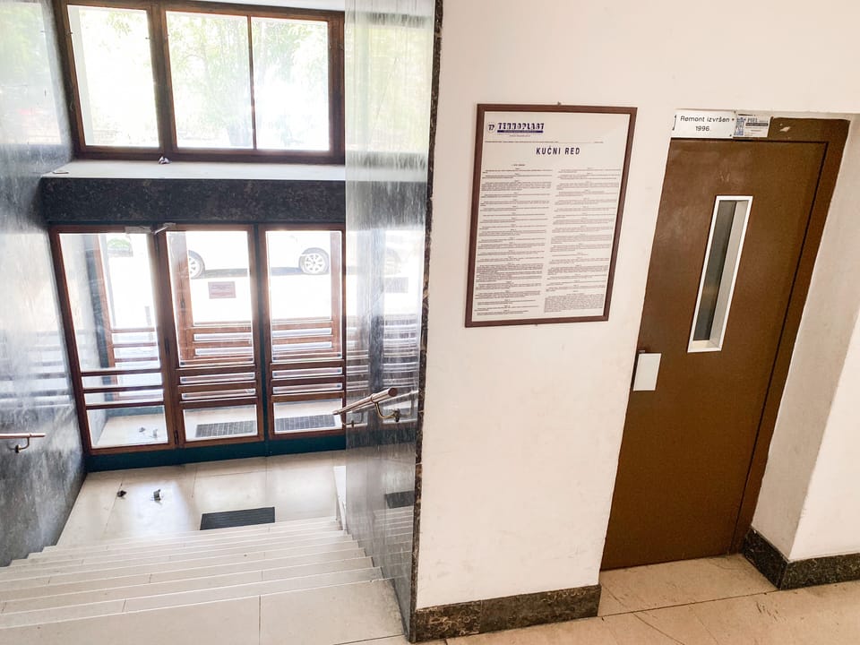The elevator.