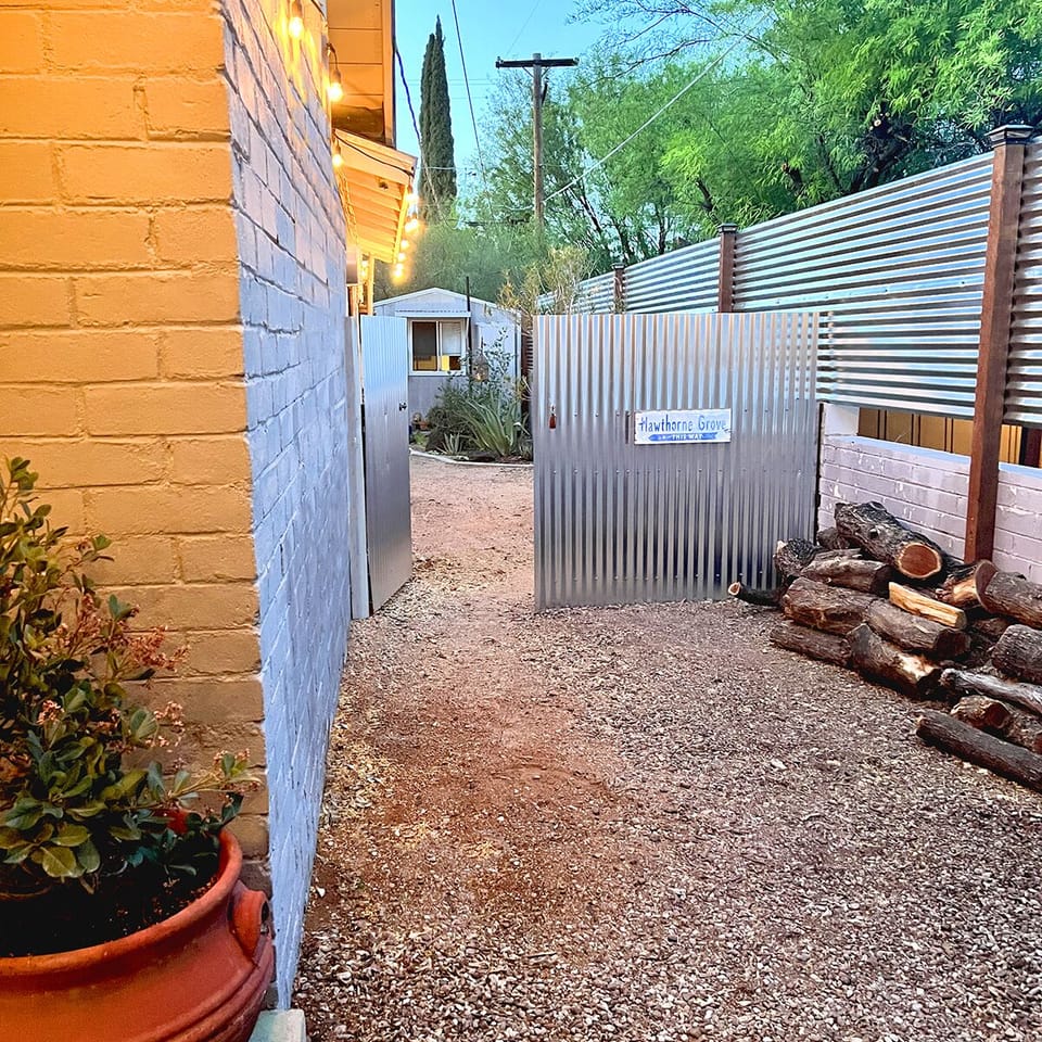 Your private entrance to the tiny house!