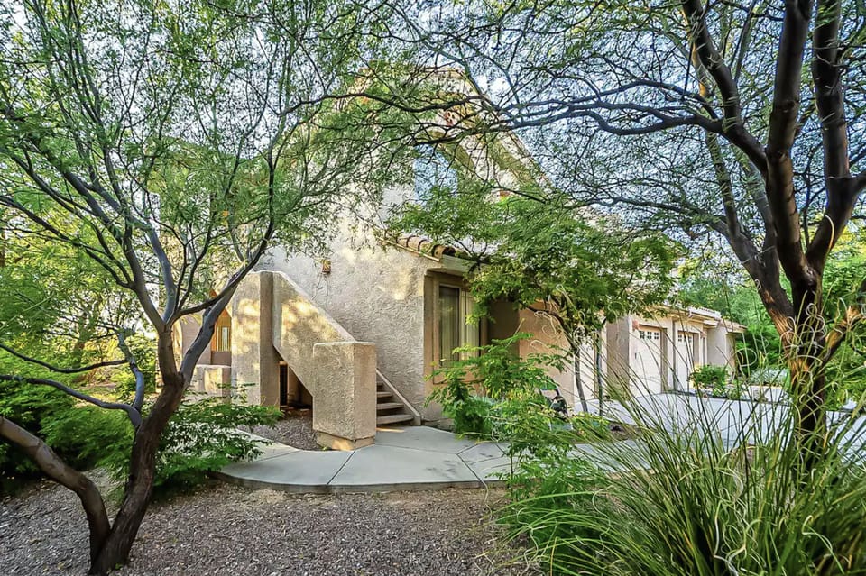 Your own private golf casita situated in the center of lush desert greenery.