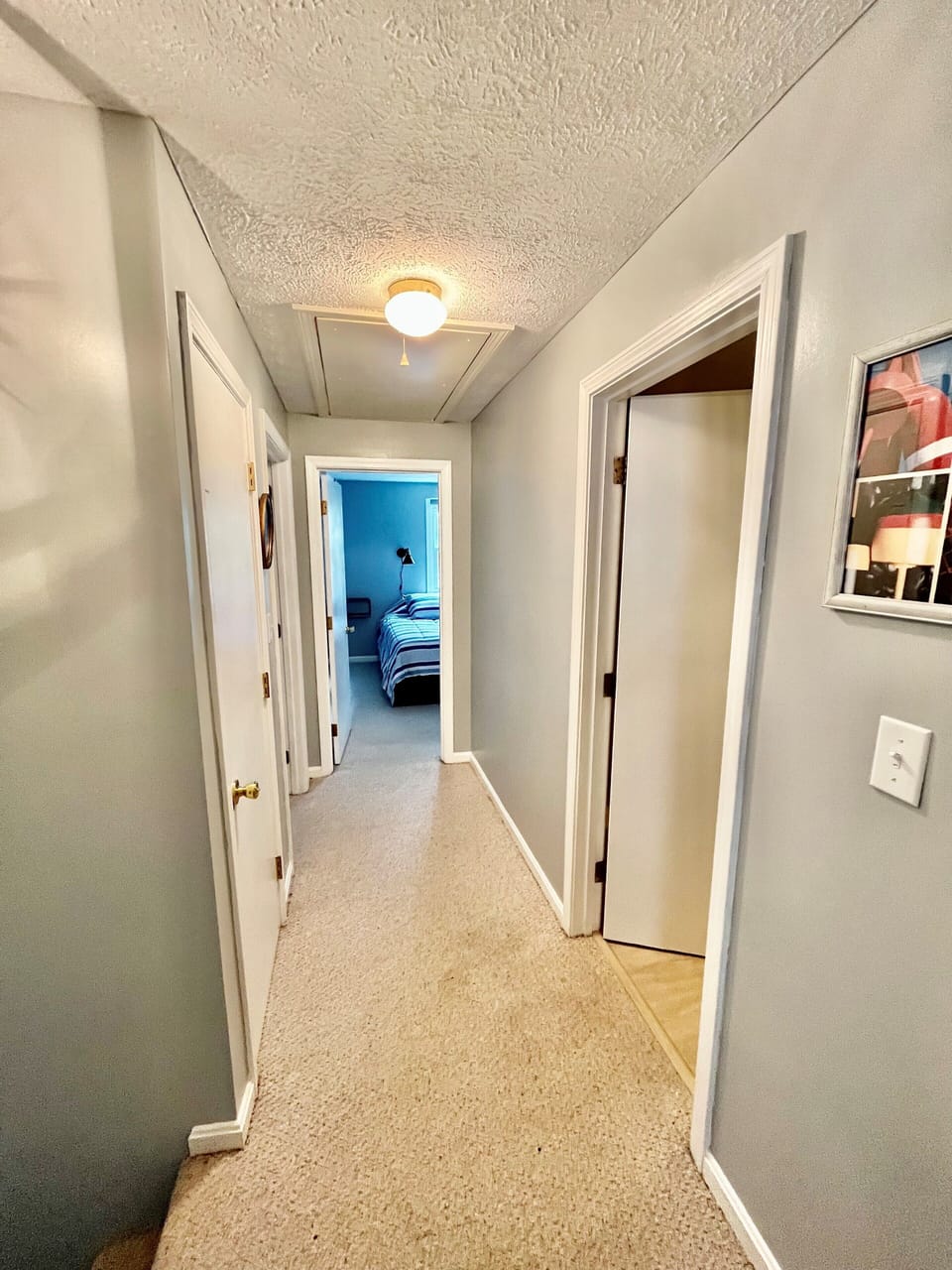 Upstairs hallway.