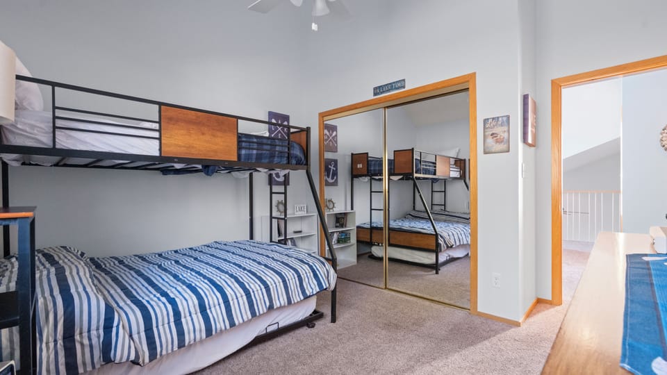 Bedroom 3 - Twin over full bunk on upper level