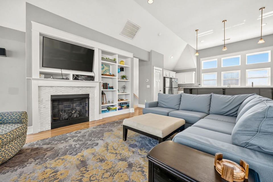 Living Area with Ocean Views