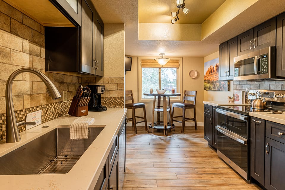Kitchen Area with High Top Table