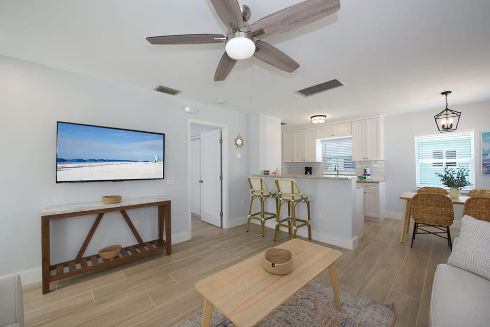 Living Room to kitchen unit A