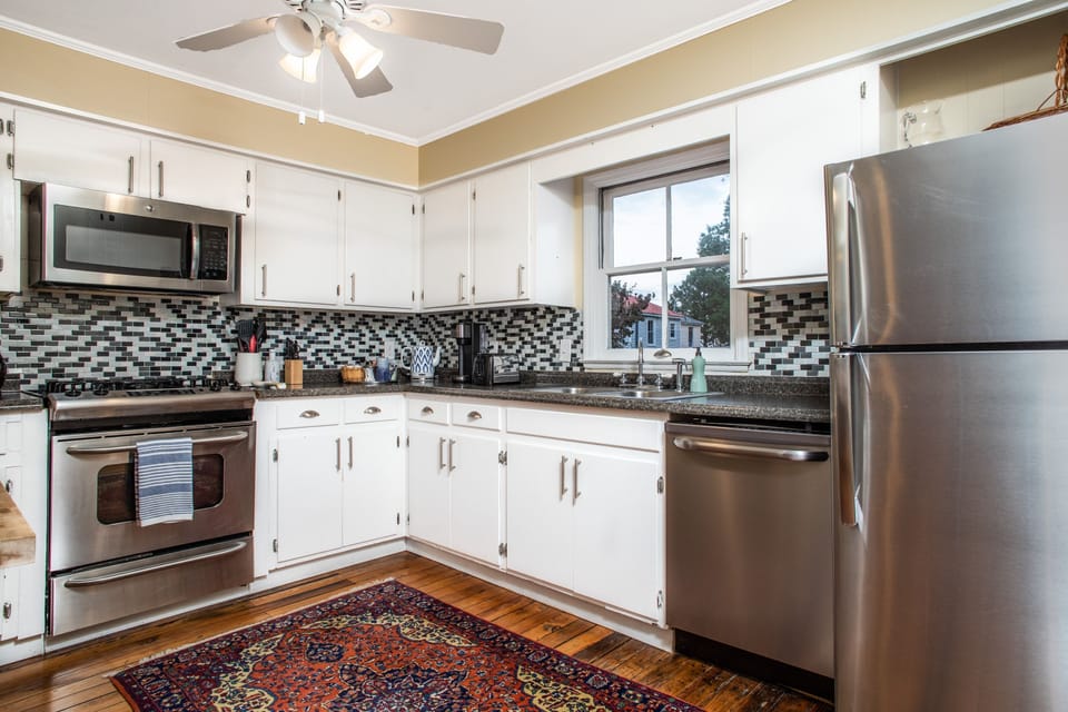 fully stocked kitchen