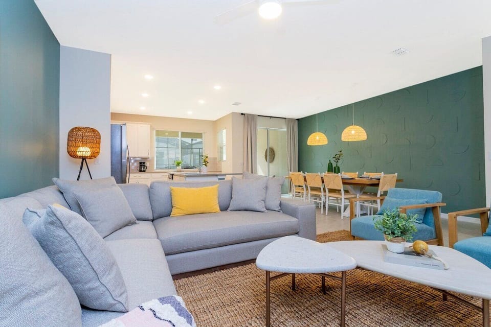 Step into this spacious, comfortable living area, designed with a touch of elegance and utmost comfort for a memorable stay.  Tv for all the family entertainment