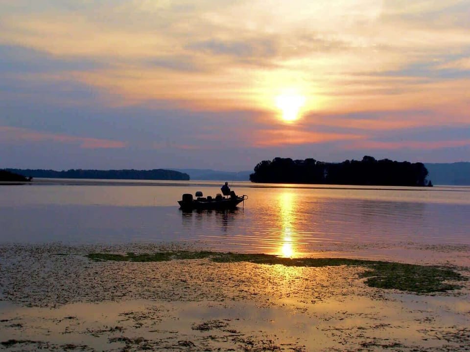 Lake Guntersville is a fisherman's paradise! One of the top bass fishing lakes in the US!