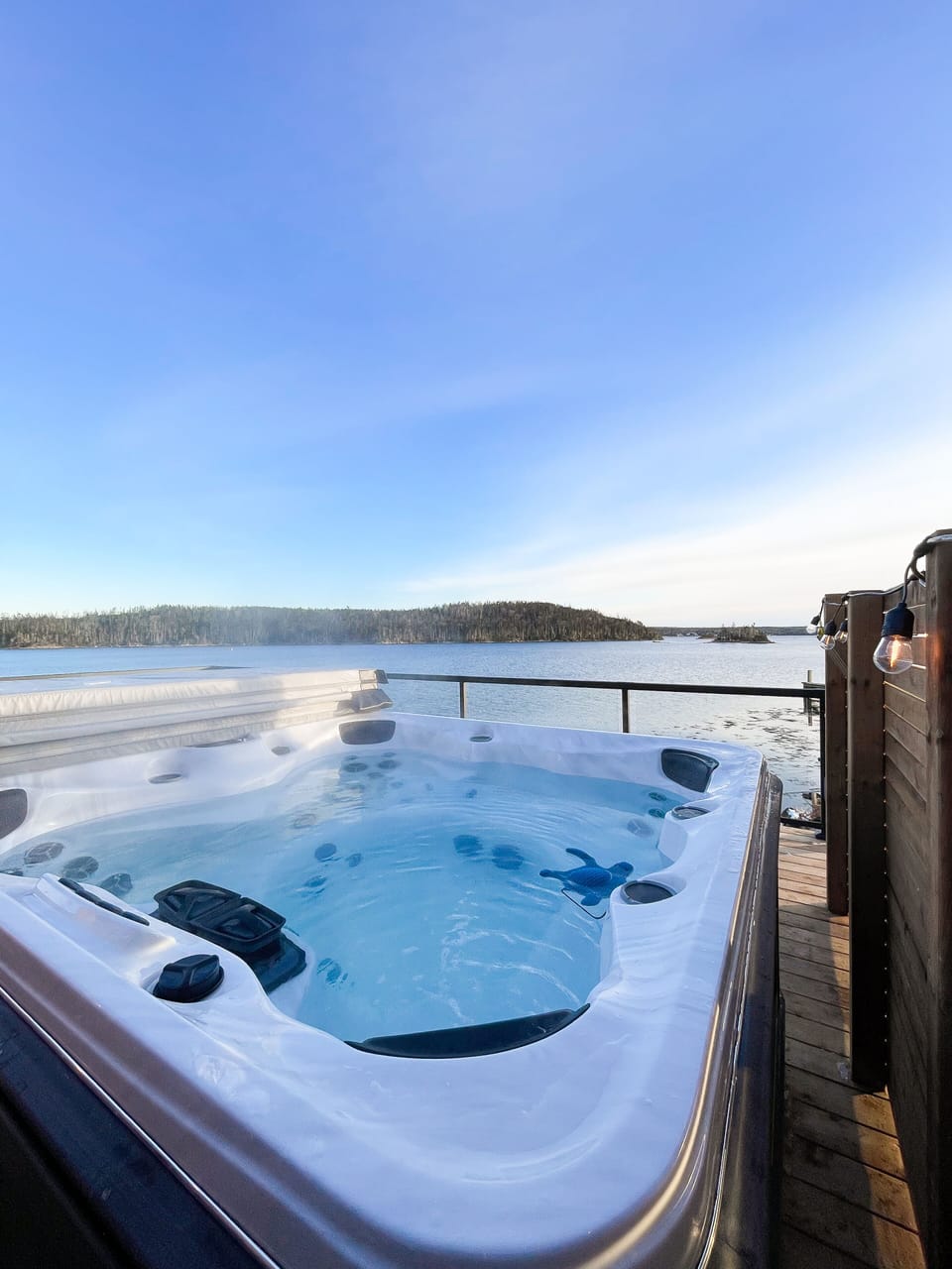 6 person salt water hot tub
