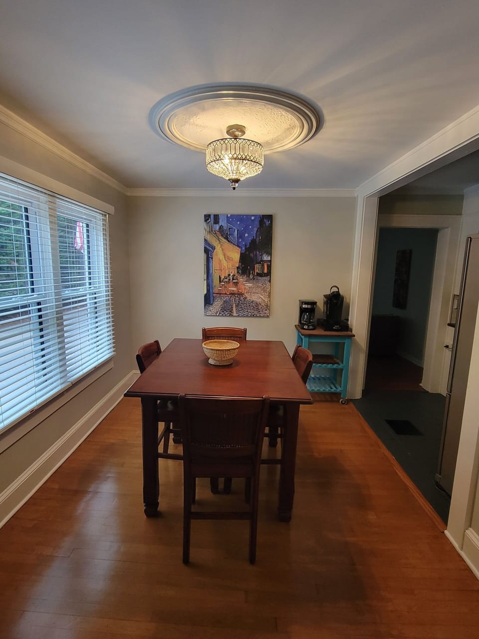 Dining room with lots of natural light