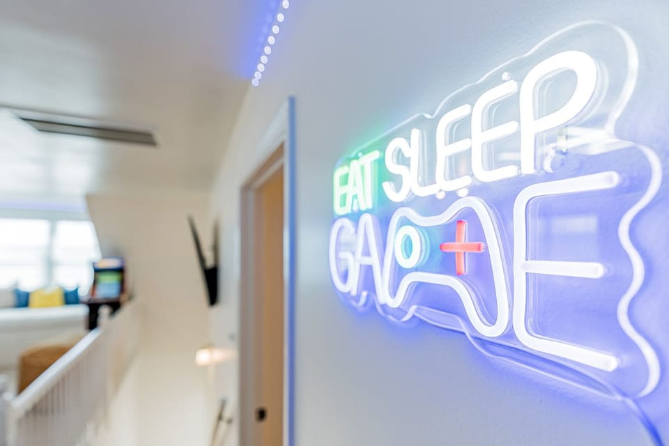 Let the neon sign guide you to endless fun and unforgettable memories!