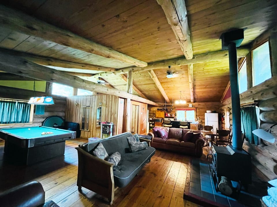 Spacious living room area