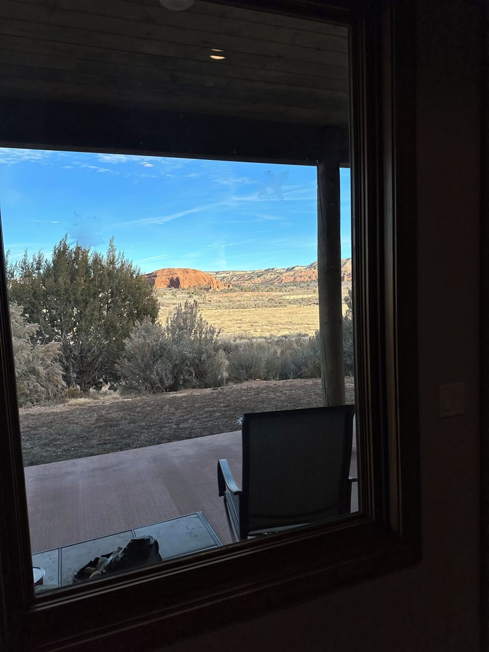 View from living room
