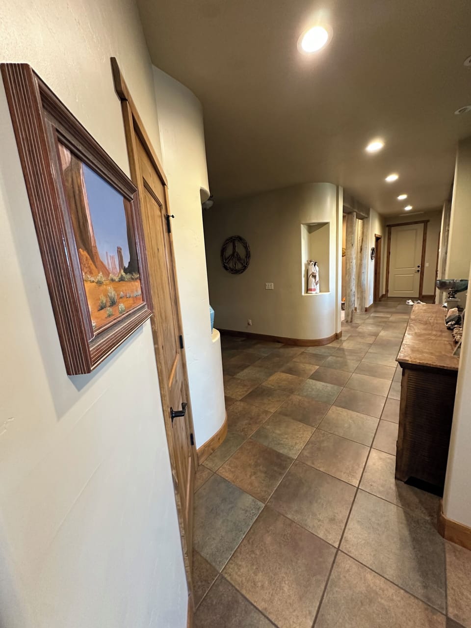 Heated floors throughout the home, makes it so nice and cozy!