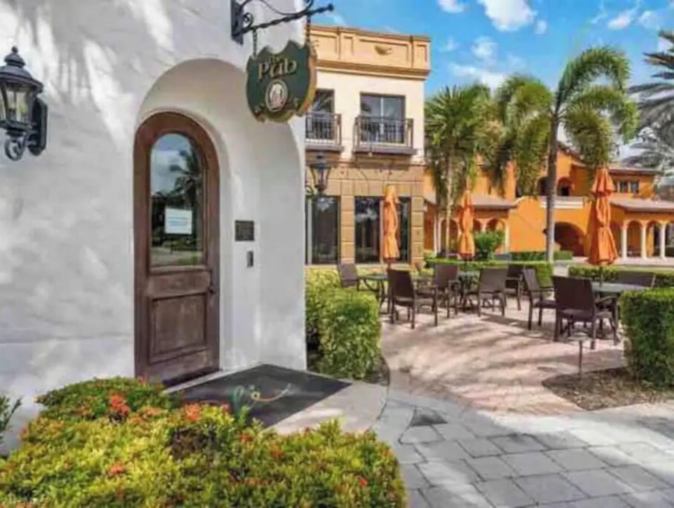 Have dinner at the pub! Fun happy hour specials as well!