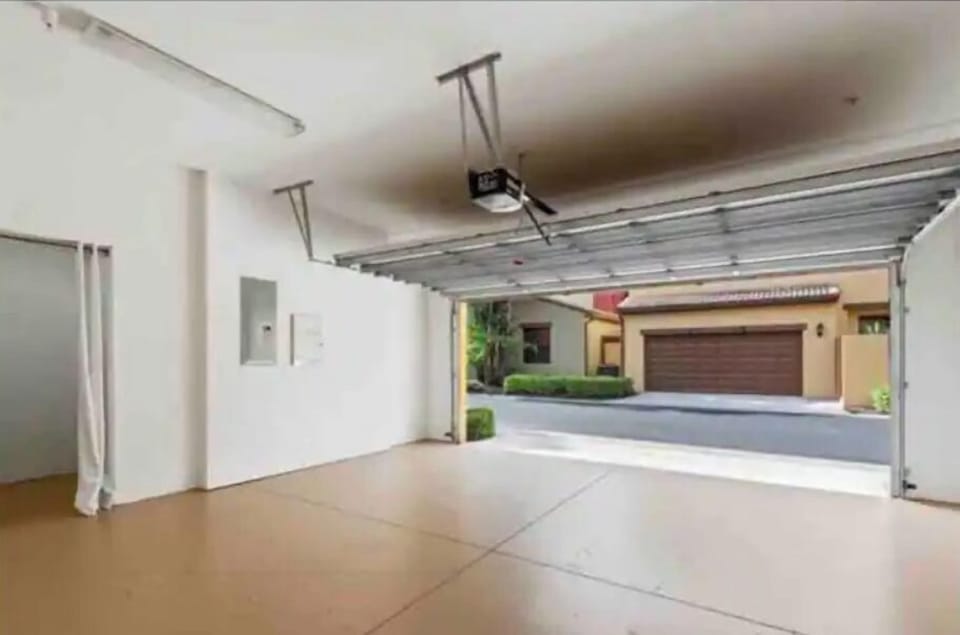Full 2 car garage & storage