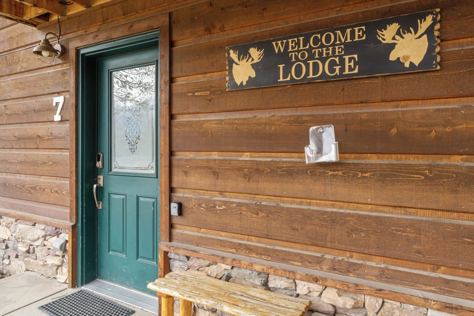 Inviting vintage-style entrance featuring rustic charm and timeless details that set the tone for a cozy stay.