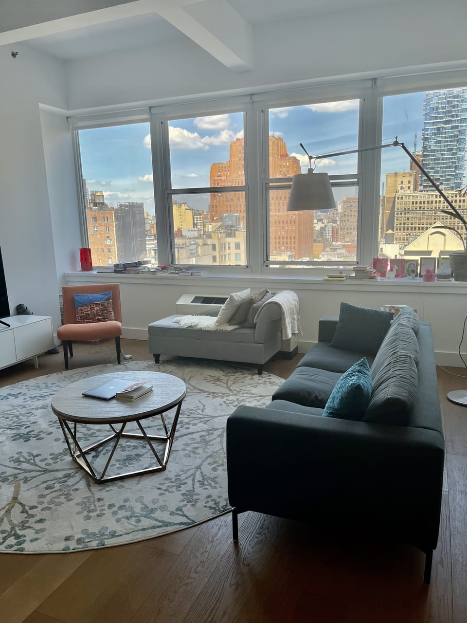 Living room with North exposure