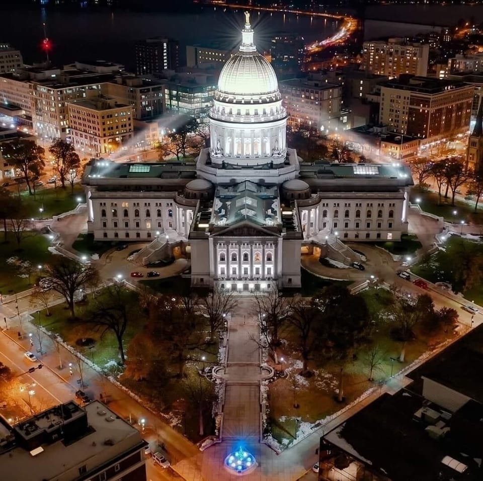 Madison is just an 8 mile bike ride away or a 10 minute uber ride.