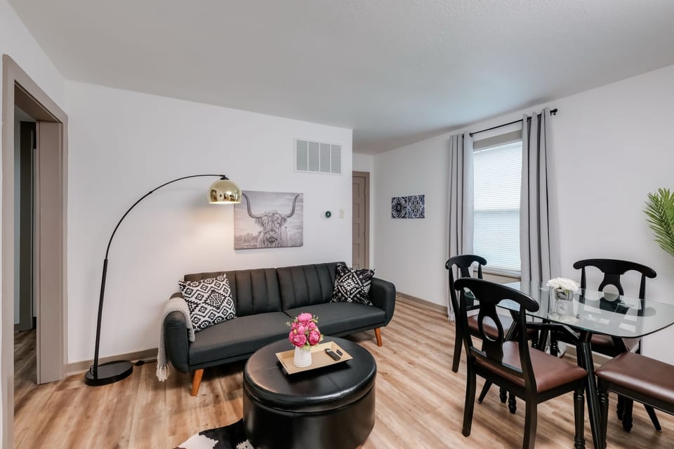 Homy feels in our spacious living room.