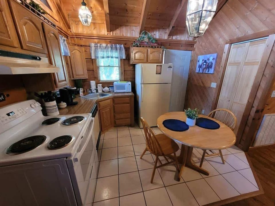 Full Kitchen where you can keep your own meals