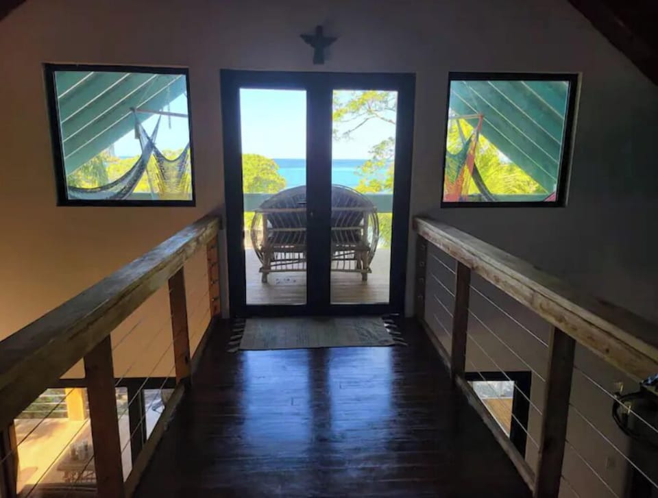 Upstairs catwalk, this is your view from the master bed!