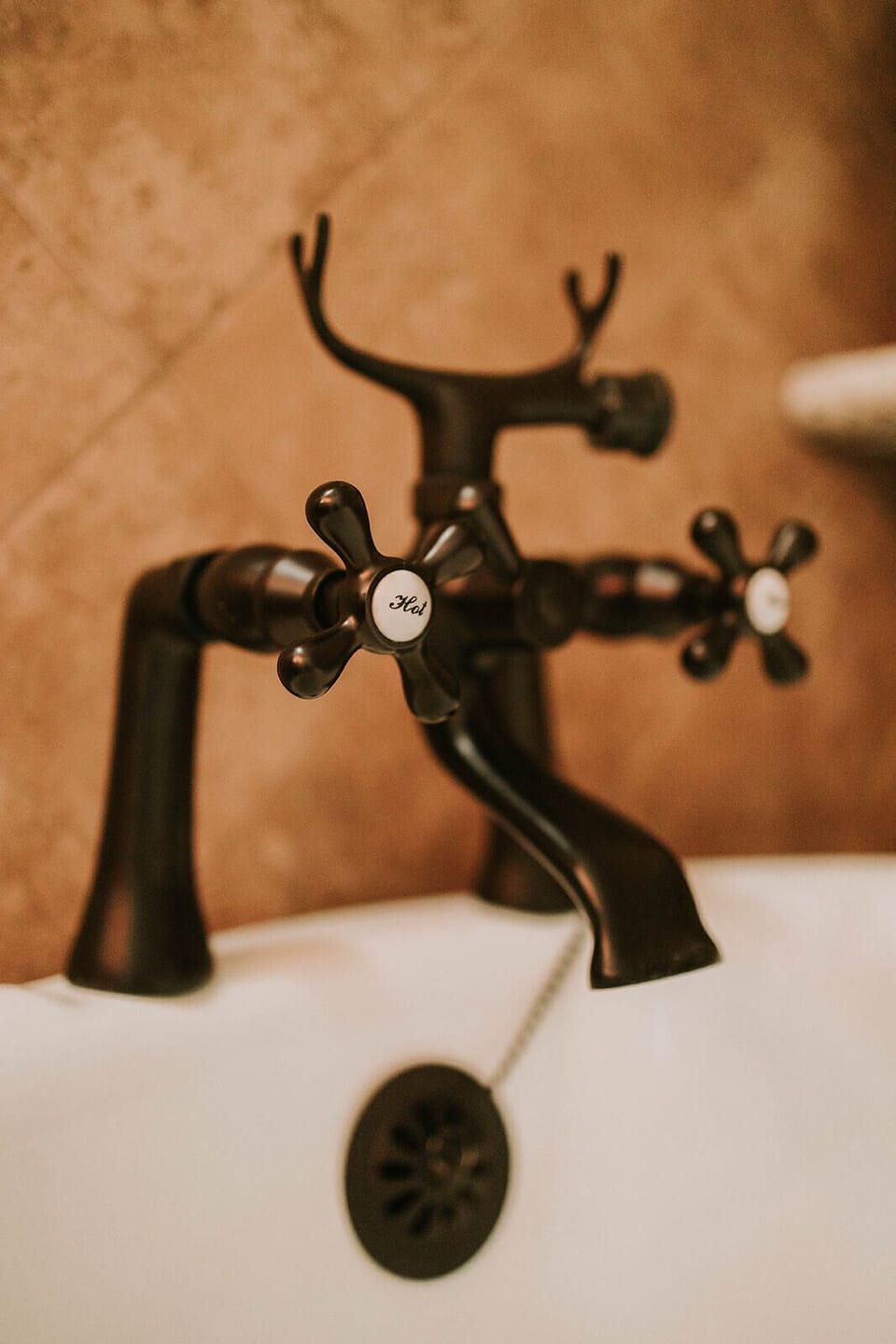 Primary bathroom with large soaking tub 