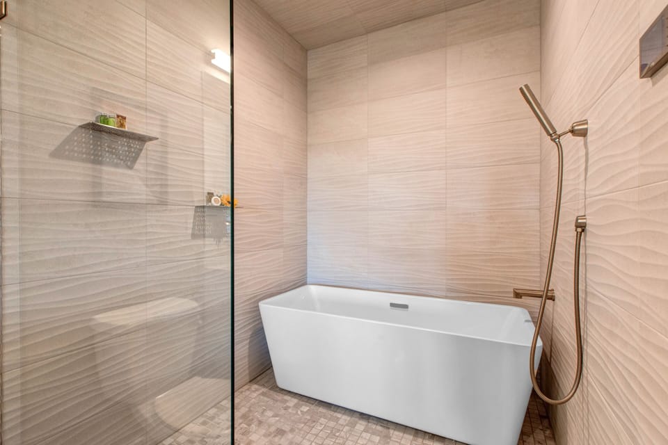 Soaking Tub in the Shower