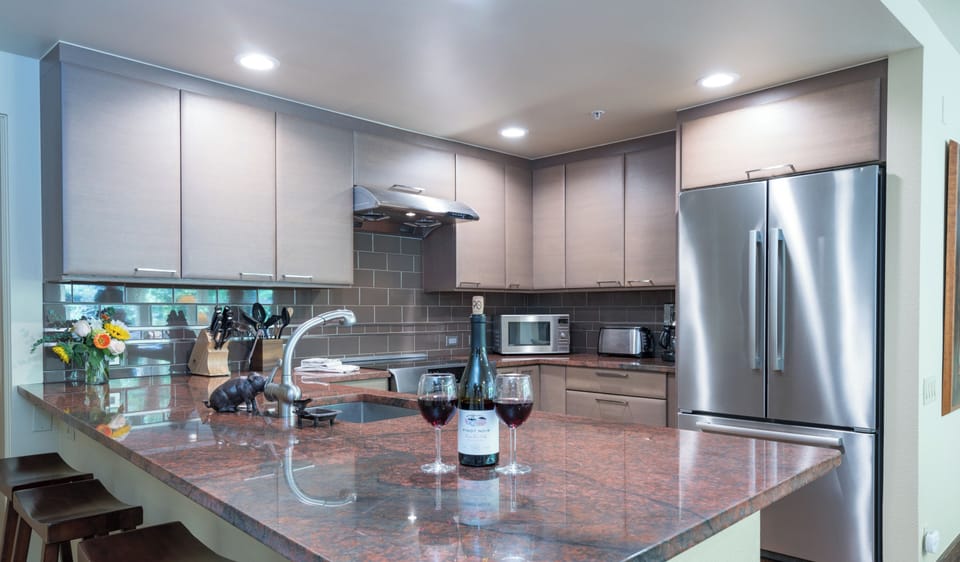 Breakfast bar seating.