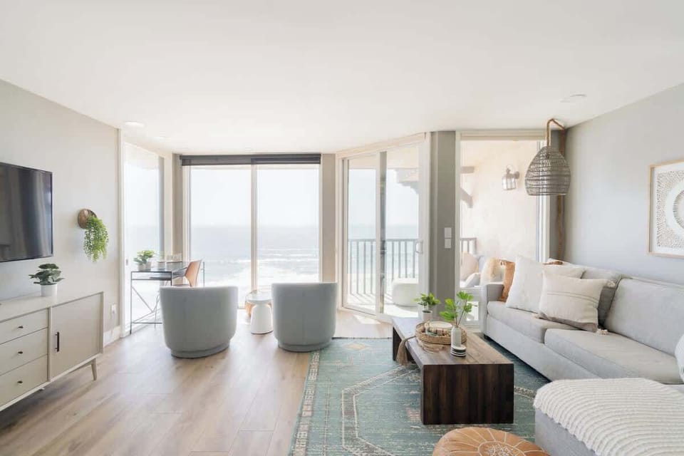 Live the high life within your own beachside apartment
