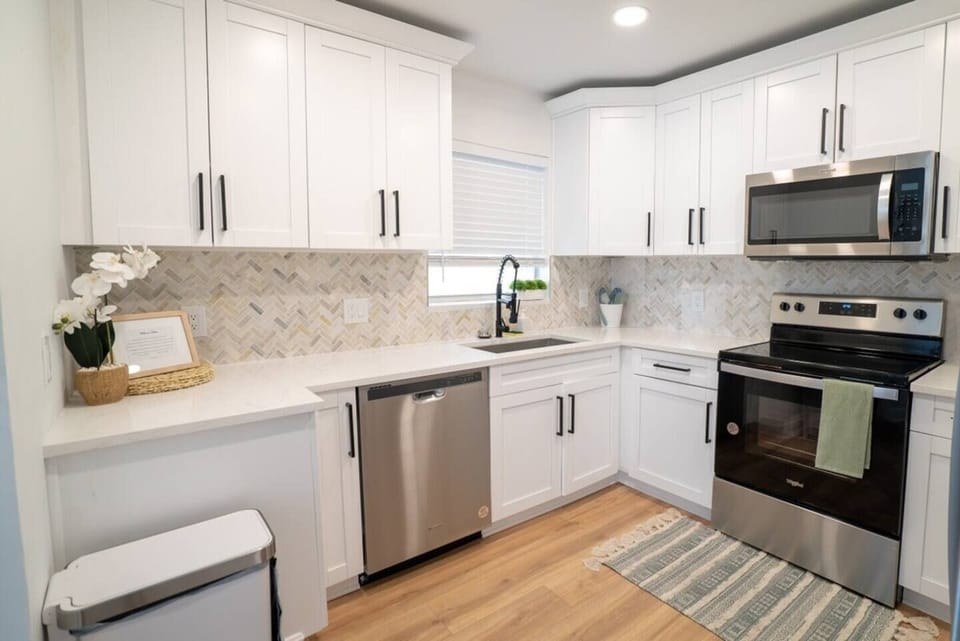 Fully stocked kitchen 