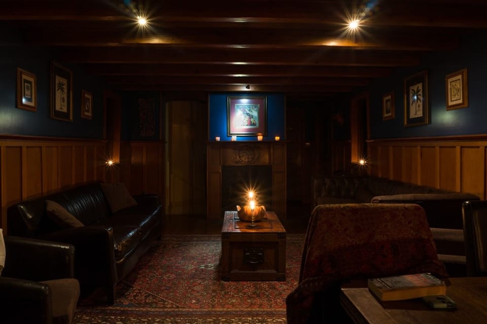 A wood burning fireplace in the main saloon to keep you warm and cosy 