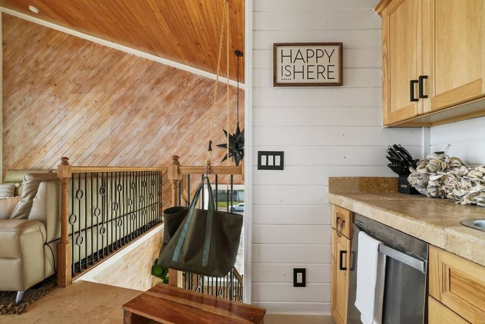 Want to cook at home? No problem just place your groceries in the dumbwaiter!