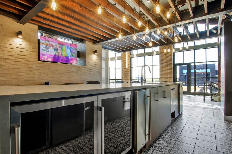 Bar Area with Entertainment Center