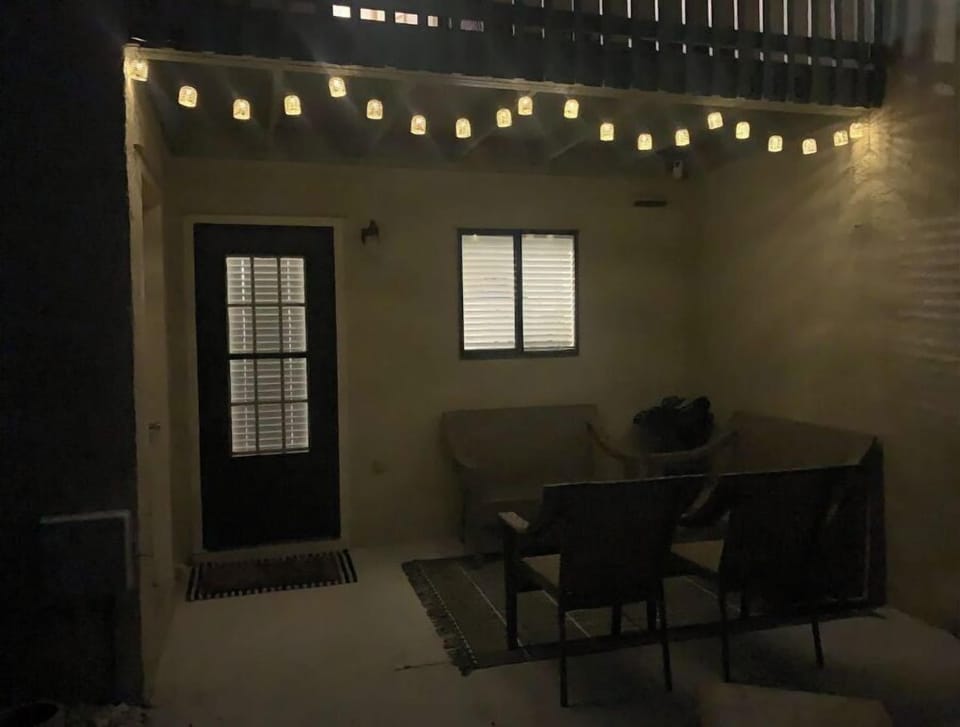 Back Patio at Night