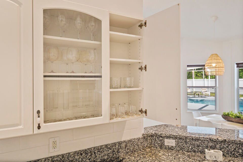 Fully stocked kitchen
