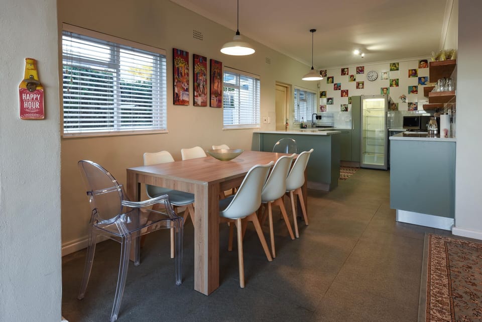 The dining table