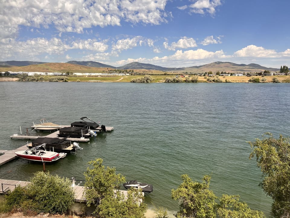 Breathtaking waterfront access with boat slip