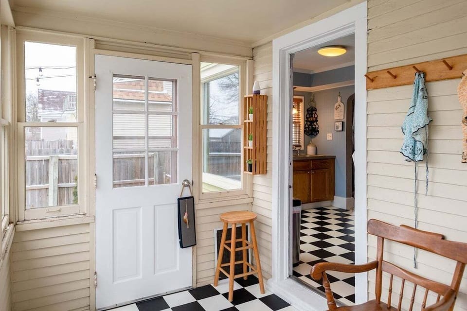 Your pet will love the fenced-in backyard!