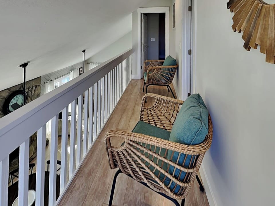 Upstairs Seating + Balcony Access