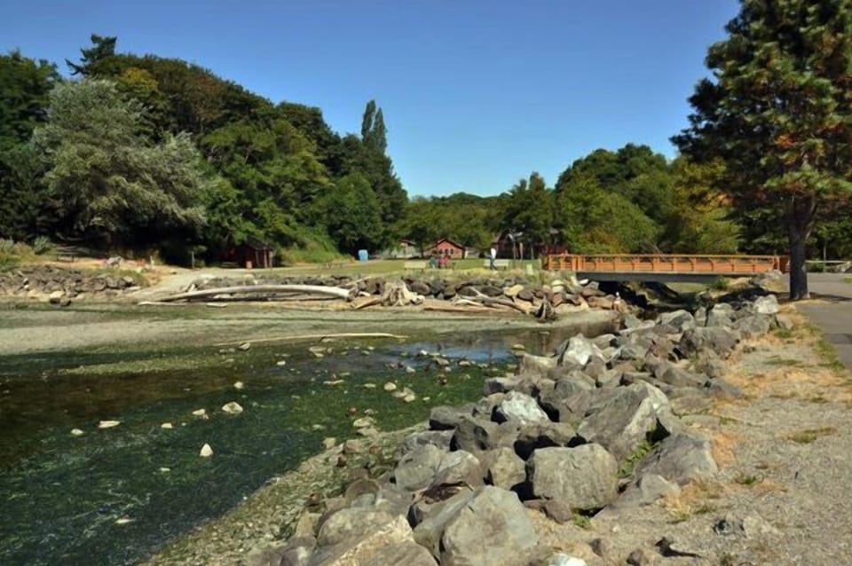 Unwind with a peaceful stroll along the scenic waterfront trail.
