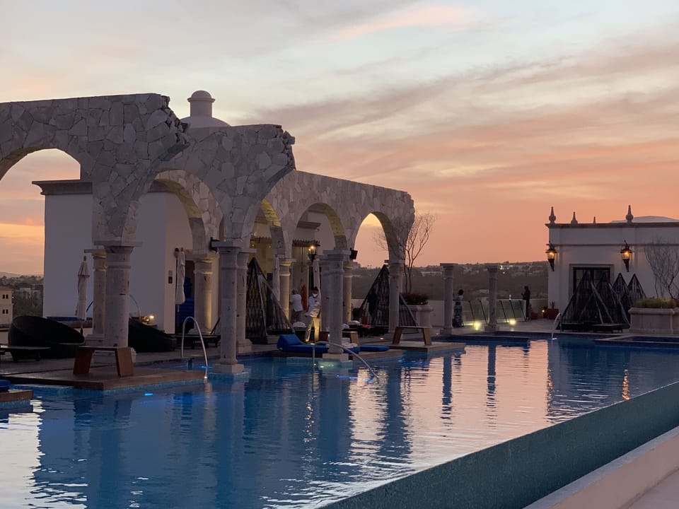 Rooftop pool with amazing views from the bar and restaurant