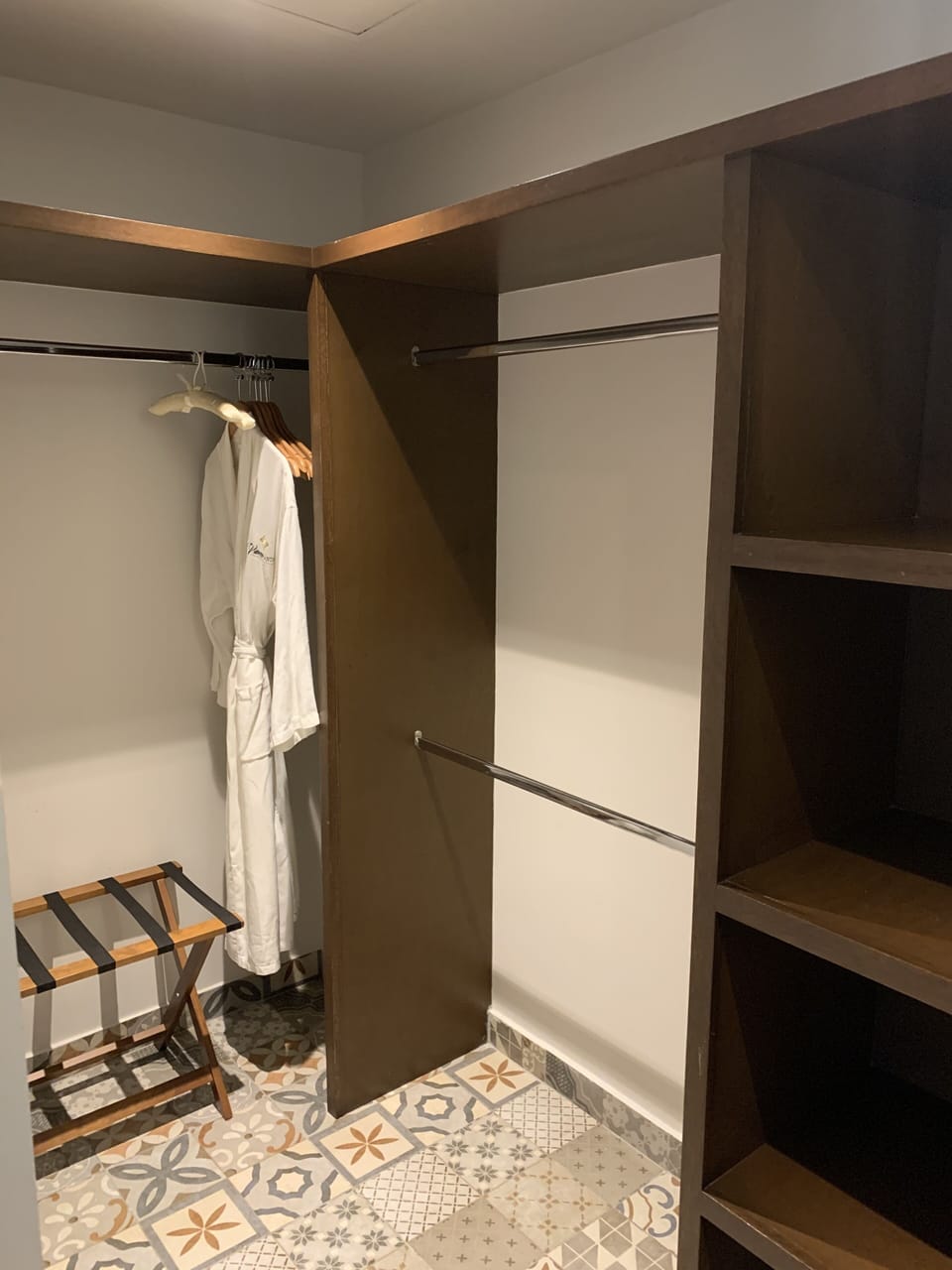 Spacious and luxurious walk in closets in both bedrooms