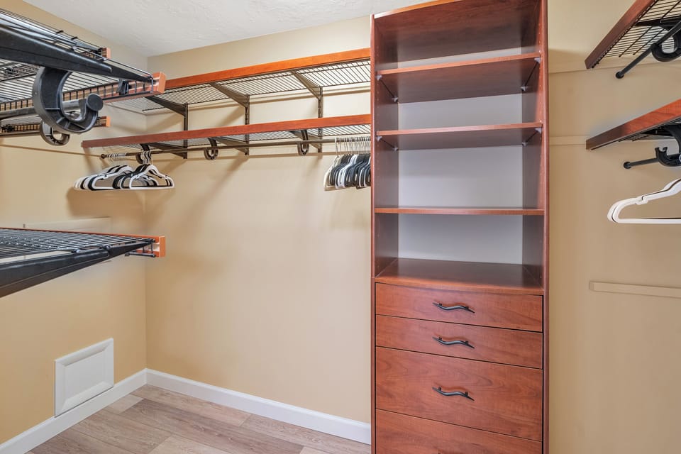 Master #1 walk-in closet