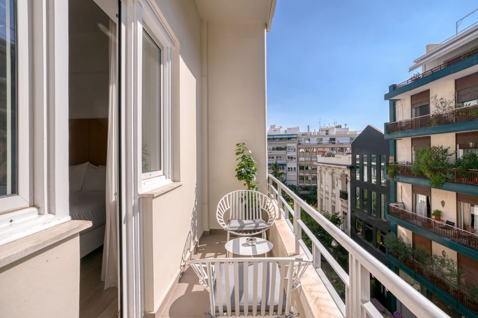 Property building, View, Balcony, terrace or patio, Sitting area