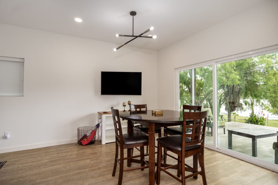 dinning room area with TV.